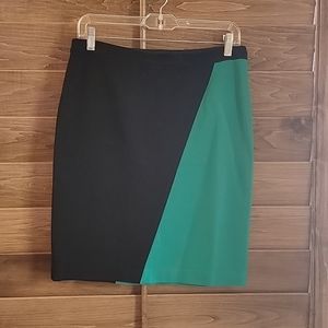Ann Taylor whimsical block mini skirt